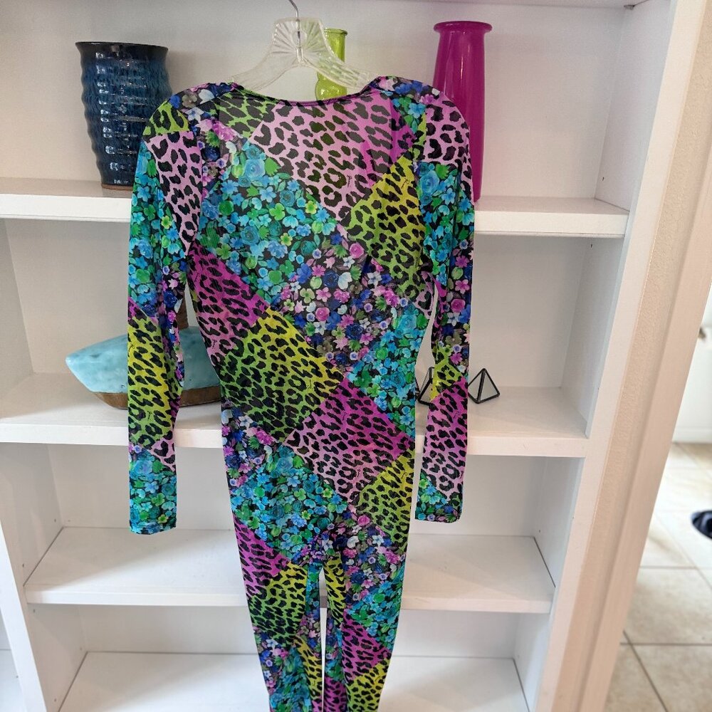 Psychedelic Sheer Jumpsuit